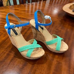 Ann Taylor Cork Wedges